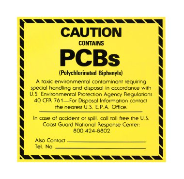 PCB warrning etiketi