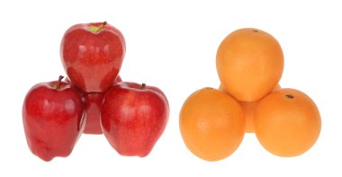 Comparing Apples to Oranges clipart