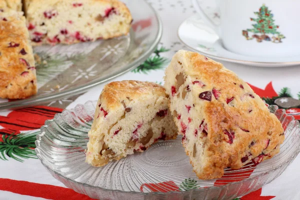 Cranberry Nut Scones — Stock Photo, Image