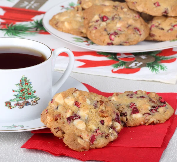 Biscotti al mirtillo di Natale — Foto Stock