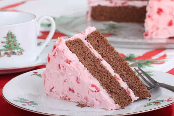 Bolo de chocolate cereja — Fotografia de Stock