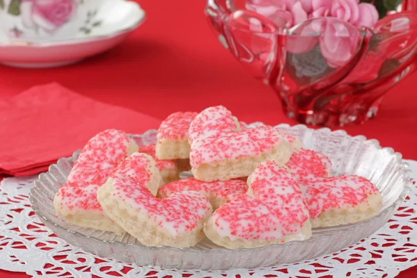 Biscotti di zucchero di San Valentino — Foto Stock