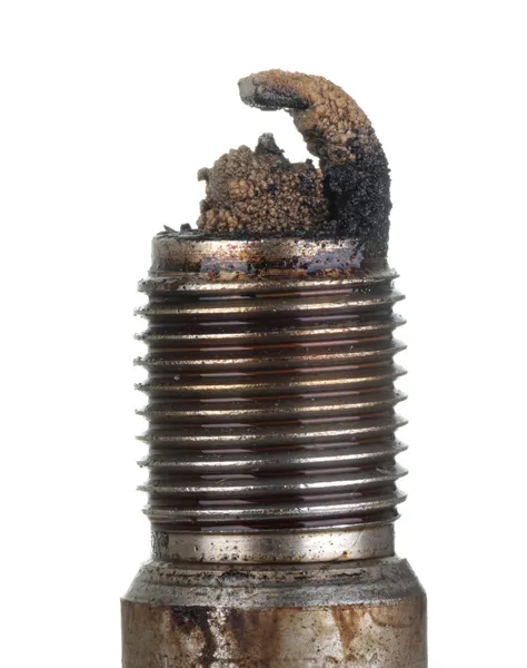 Zkorodované spark plug — Stock fotografie