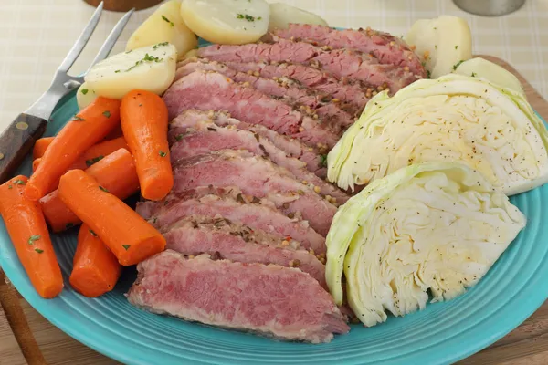 Corned Beef Meal — Stock Photo, Image