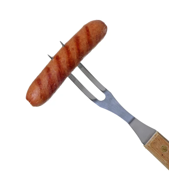 Grillad varmkorv — Stockfoto