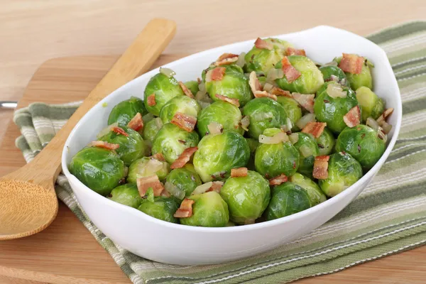 Bowl of Brussels Sprouts — Stock Photo, Image