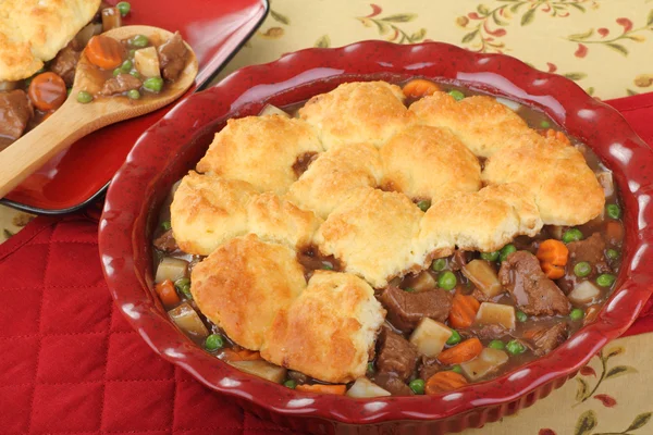 Beef Pot Pie Meal — Stock Photo, Image
