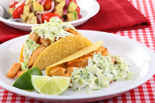 Dos tacos de pescado — Foto de Stock