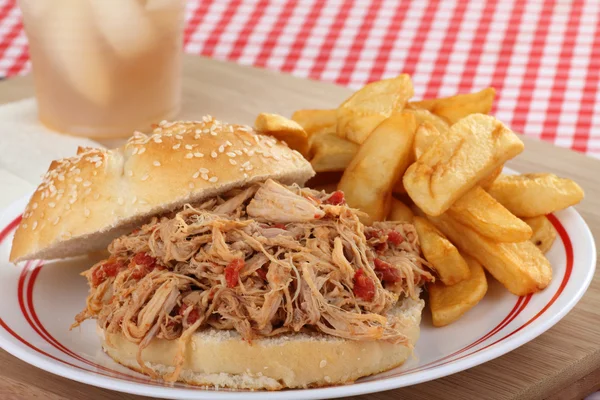 Pulled Pork Sandwich — Stock Photo, Image