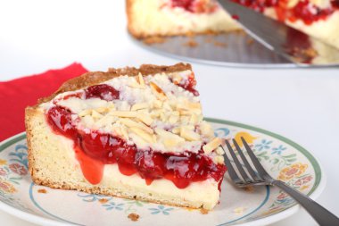 kiraz krem peynir kahve kek