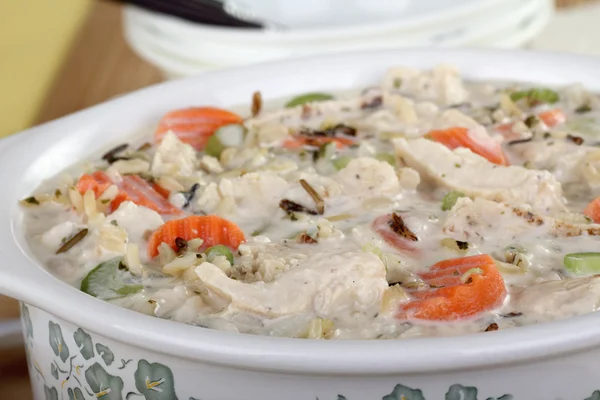 Chicken and Rice Soup — Stock Photo, Image