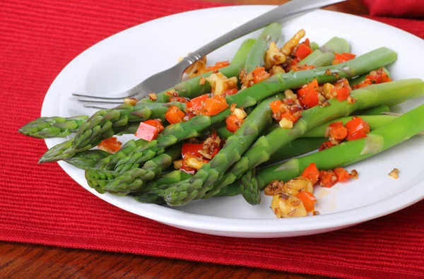 Asparagus Meal — Stock Photo, Image