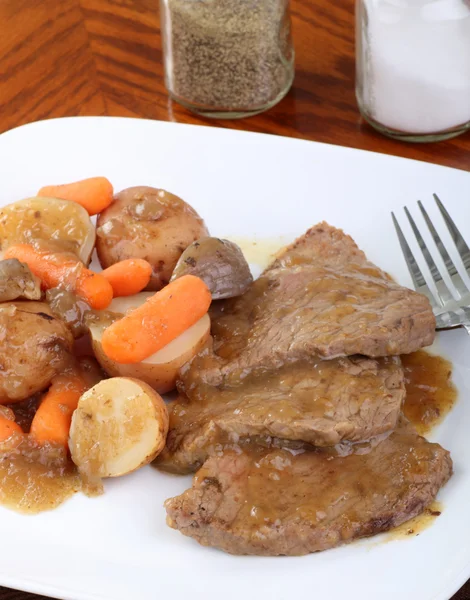 Roastbeef-Dinner — Stockfoto