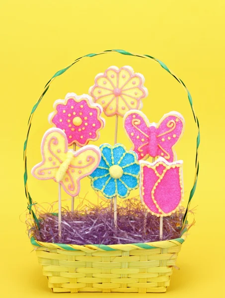 复活节 cookie 花束 — 图库照片