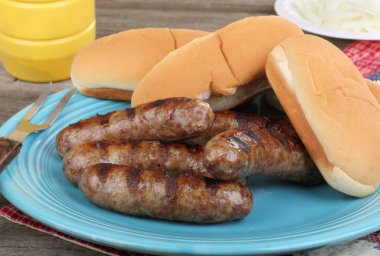 Grilled Brats clipart