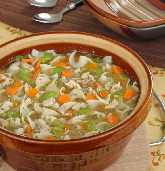 Chicken Vegetable Soup — Stock Photo, Image