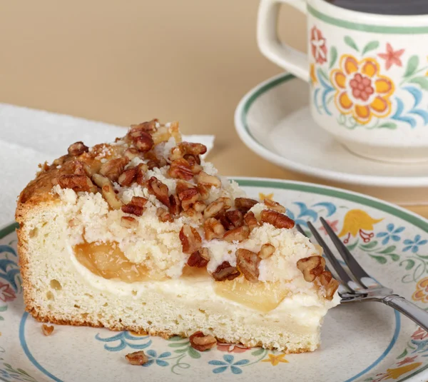 Tarta de café de manzana — Foto de Stock