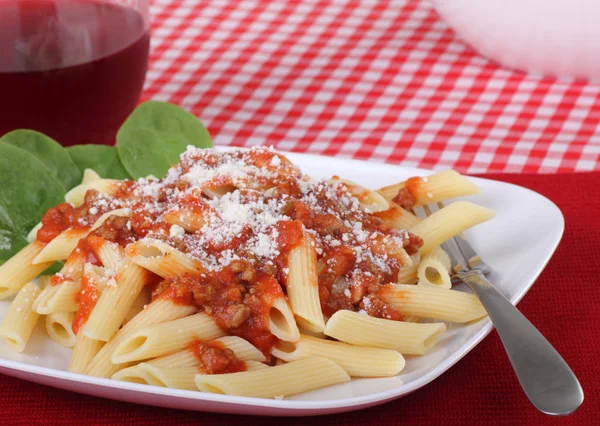 Penne Pasta Meal — Stock Photo, Image