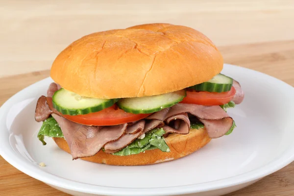 Roast Beef Sandwich — Stock Photo, Image