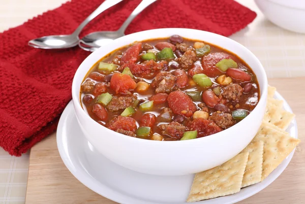 Bowl of Chili — Stock Image Bowl of Chili Stock Photo