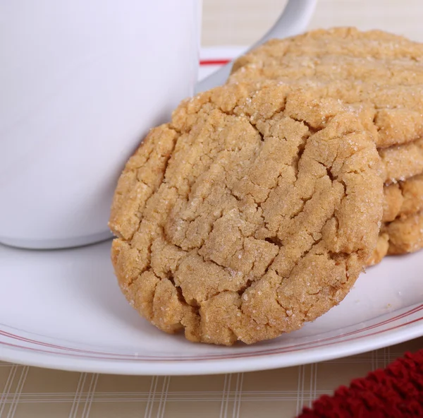 Closeup cookies φυστικοβούτυρο — Φωτογραφία Αρχείου