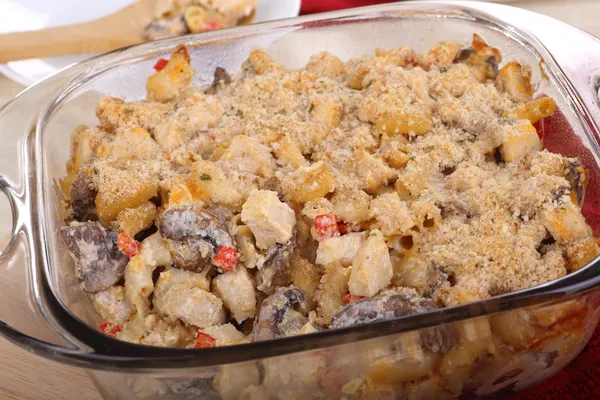 Chicken and Mushroom Casserole — Stock Photo, Image