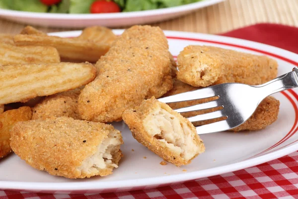 Chicken Strip Meal — Stock Photo, Image