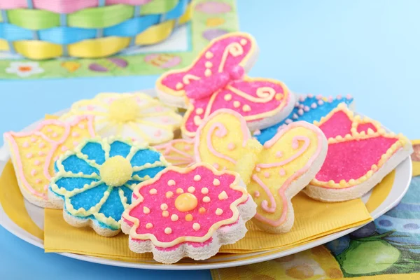 Plate of Easter Cookies — Stock Photo, Image