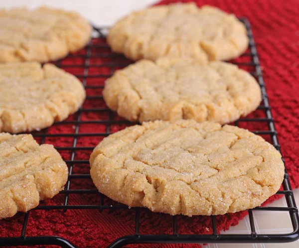 Cookie-uri de unt de arahide de casă — Fotografie, imagine de stoc