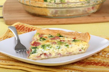 jambon ve brokoli kiş