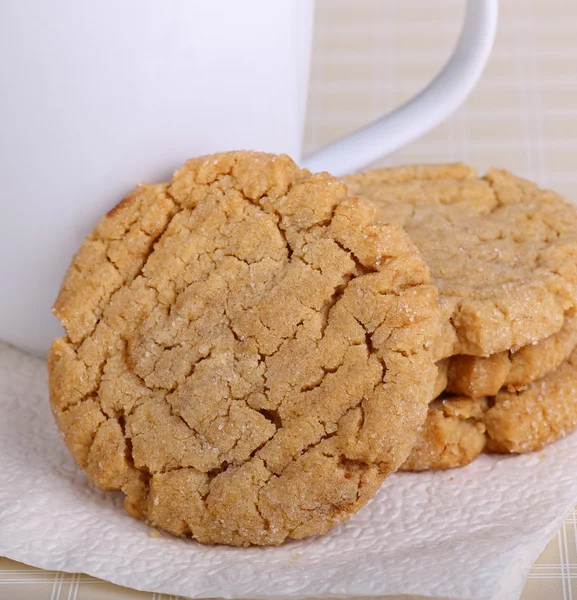 Jordnötssmör cookie mellanmål — Stockfoto