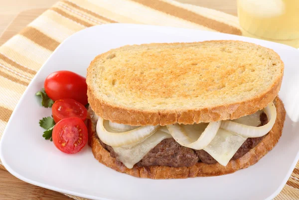Patty Melt Sandwich — Stock Photo, Image