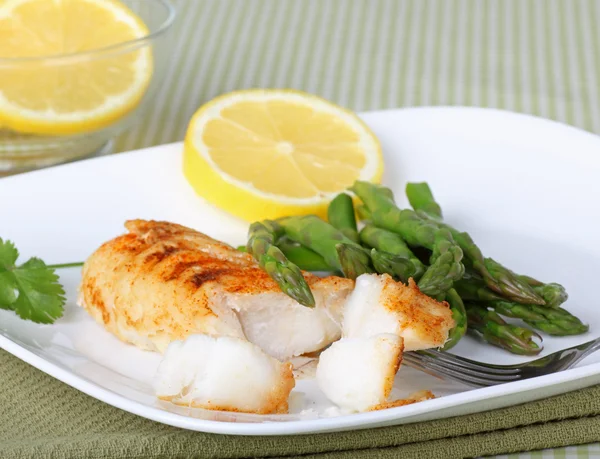 Fish Fillet Meal — Stock Photo, Image