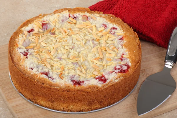 Cherry Coffee Cake — Stock Photo, Image