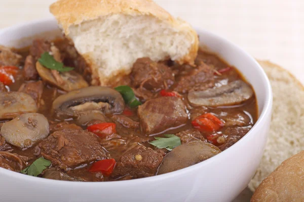 Beef Soup Closeup — Stock Photo, Image