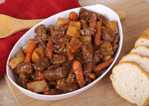 Beef Stew Meal — Stock Photo, Image