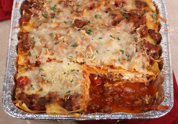 Baked Lasagna — Stock Photo, Image