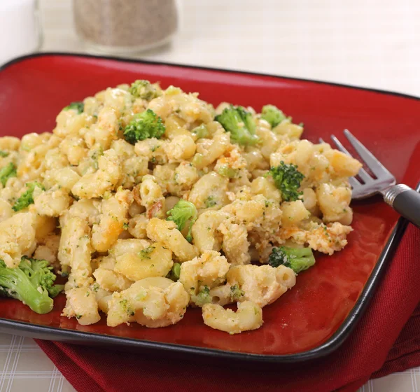 Broccoli Macaroni and Cheese — Stock Photo, Image