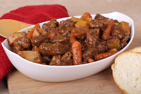 Bowl of Beef Stew — Stock Photo, Image