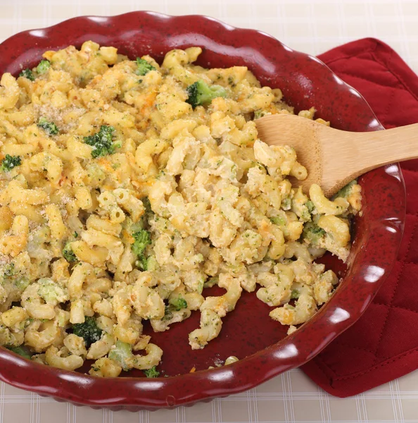 Macaroni and Cheese Dinner — Stock Photo, Image