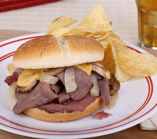 Sandwich de carne asada —  Fotos de Stock