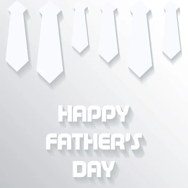 Mutlu fathers'day tebrik kartı — Stok Vektör