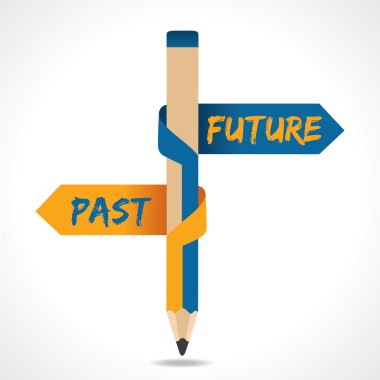 Past and future arrow clipart