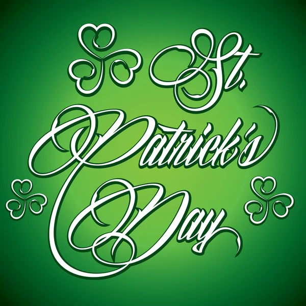 Kreatywnych dla St. Patrick's Day — Wektor stockowy