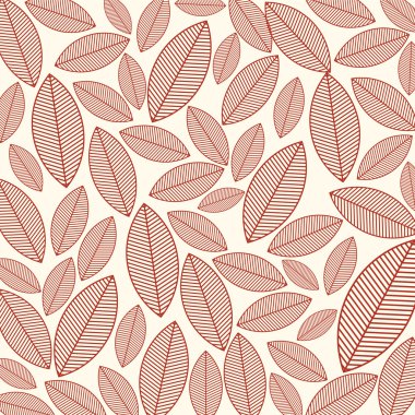 yaprakları ile seamless modeli