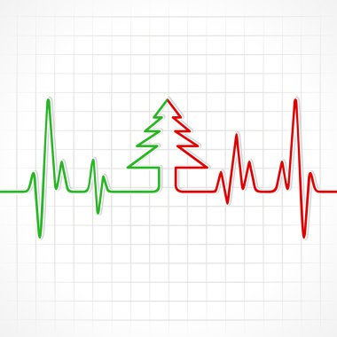 kalp atışı yapmak Noel ağacı