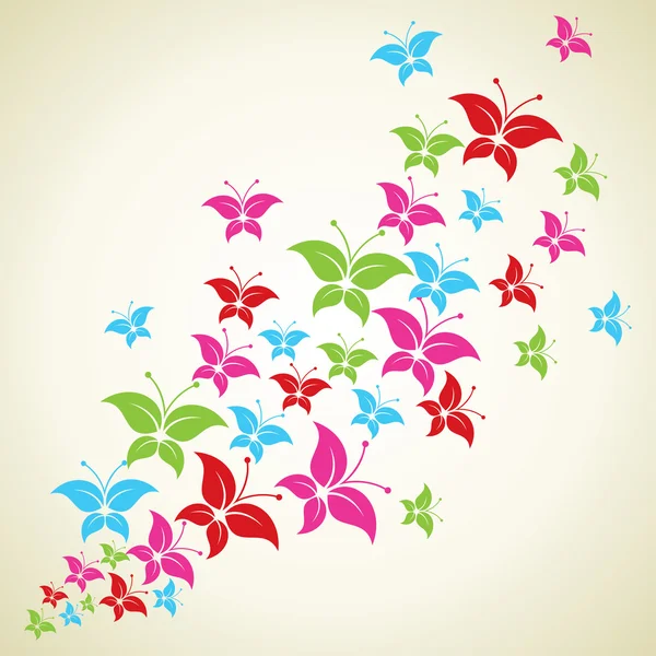 Colorful butterfly — Stock Vector