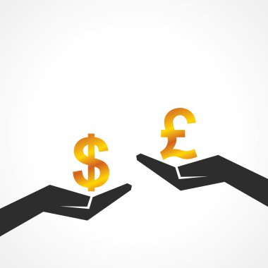 Elini tutun dolar ve pound