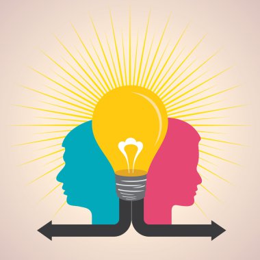 ampul erkek ve kadın yüzü