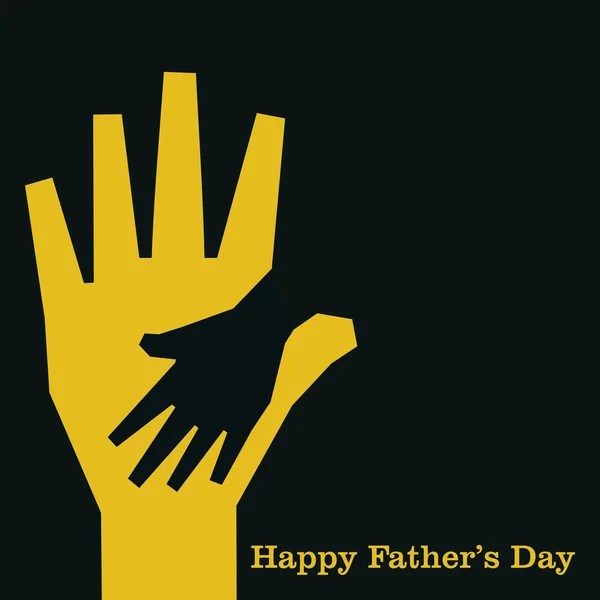 Happy Fathers Day wenskaart ontwerp — Stockvector